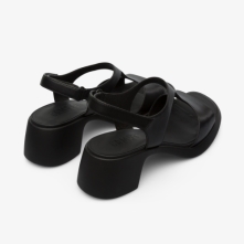 Camper Trisha Sandals Black - Womens Singapore GBRWBX-062